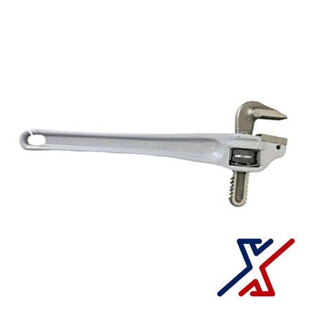 X1 TOOLS 14 Aluminum Pipe Wrench with a  90 Degree Head Offset 1 Wrench by X1 Tools X1E-HAN-WRE-PIP-1020x1